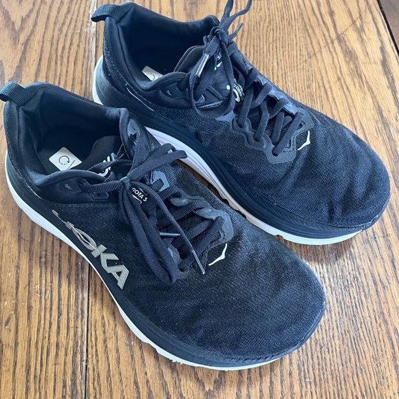 Hoka Shoes - HOKA Gaviota 5 Black Running Shoes